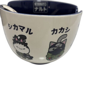 Nyaruto Naruto Cat Ramen Noodle Bowl and Spoon